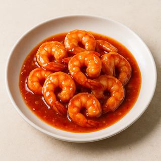 Gamberi in salsa piccante