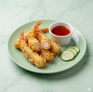 23. Gamberi in tempura 5 pezzi