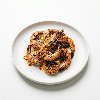 Gamberoni alla griglia piccante