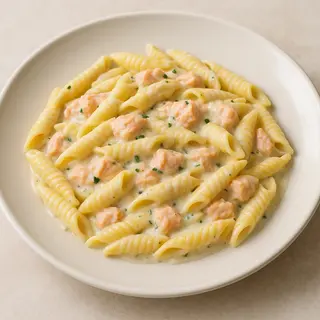 Garganelli al salmone