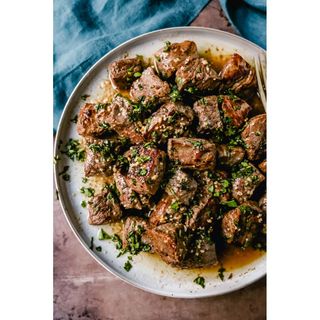 Garlic butter steak