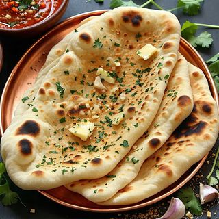 Garlic naan