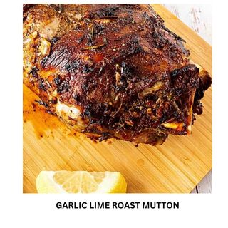 Garlic lime roast mutton