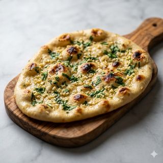 Garlic naan