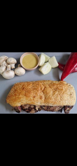 Gastro steak sendvič