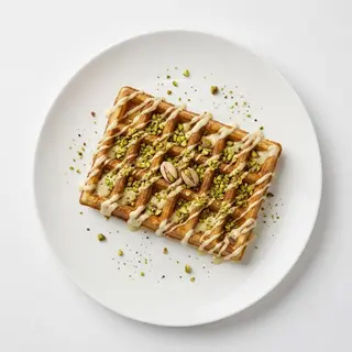 Gaufre Pistache Et Chocolat Blanc
