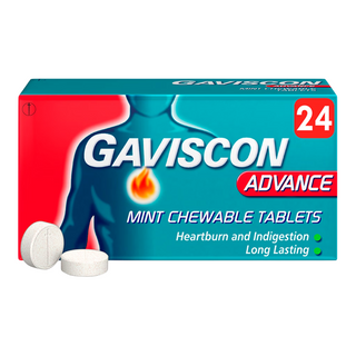 Gaviscon Advance Chewable Tablets 24s