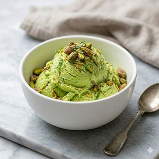 Gelato al pistacchio indiano
