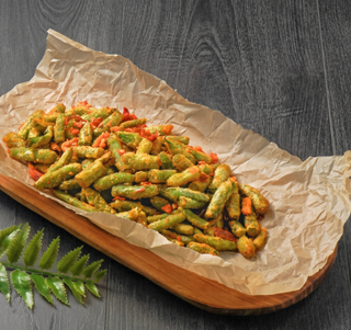 Стручковая фасоль с сухим острым перцем (270г)