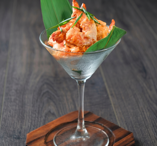 Тигровые креветки под кисло-сладким соусом (150г)