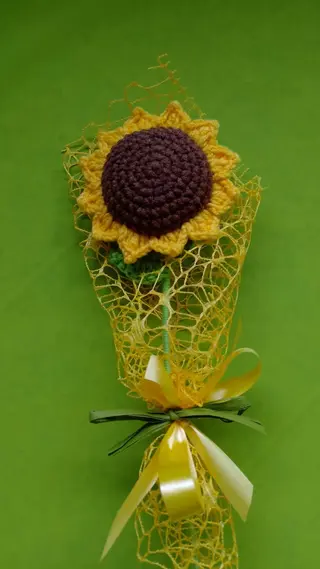 Girasole a uncinetto