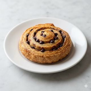 Girella con gocce di cioccolato