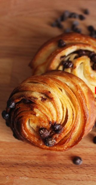 Girella con gocce di cioccolato 