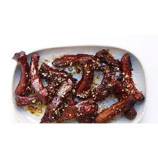 Glazed pork spare ribs