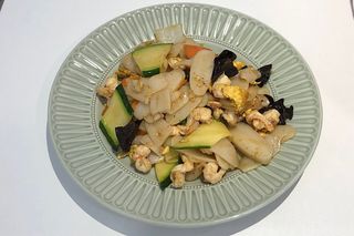 Gnocchi di riso con gamberi（虾年糕）