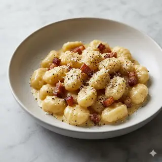 Gnocchi alla carbonara