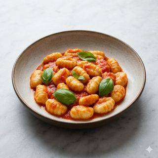 Gnocchi artigianali al pomodoro e basilico