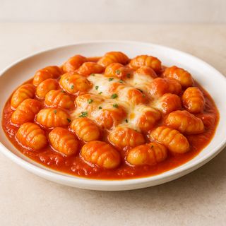 Gnocchi pomodoro e mozzarella