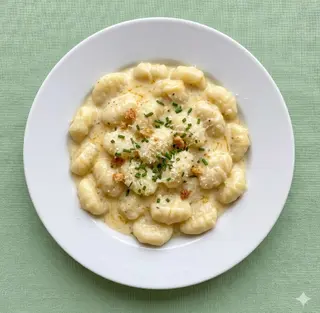 Gnocchi ai 4 formaggi - 1 porzione