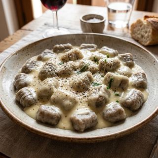 Gnocchi alla bava
