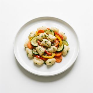 Gnocchi di riso con verdure
