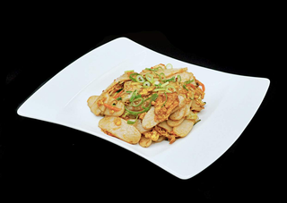 256. Gnocchi di riso con verdure
