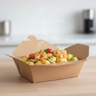 Gnocchi gamberetti e zucchina