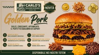 Golden pork panino single