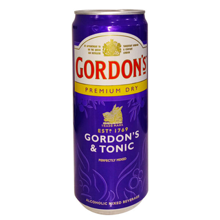 Gordon's purple can