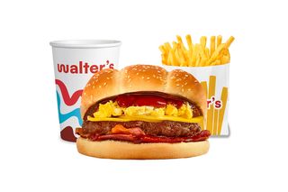 Gran baconator bbq menù