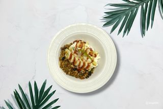 Гранола с творогом и фруктами (250г)