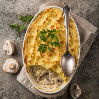 Gratin Poulet Champignons