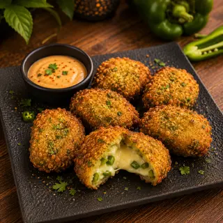 Green chili nuggets