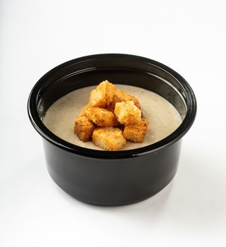 Грибной крем-суп с сухариками (350 гр)