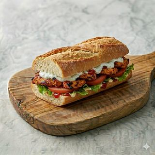 Grill tikka baguette