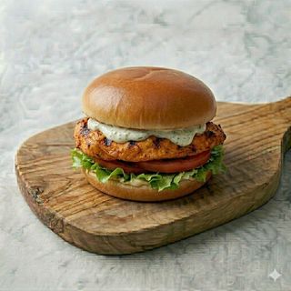 Grill tikka burger