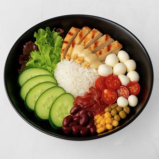 Grilled chicken protein bowl