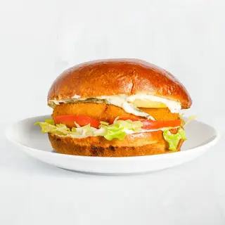 Grilled chicken burger