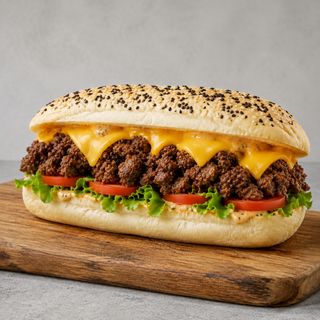 House Sandwich Ground Beef