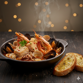 Guazzetto di pesce e crostacei