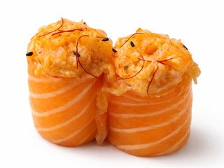 Gunkan spicy sake