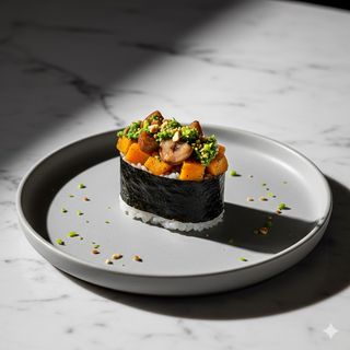 Gunkan zucca e castagne