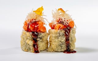 H09. Hoso fritto spicy salmon