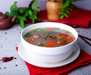 Суп креветки с водорослями (800г)