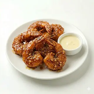 Honey garlic shrimp