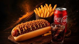 Hot dog BBQ croccante