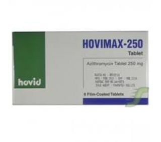 HOVIMAX-250 * 6 TABS (AZITHROMYCIN 250MG