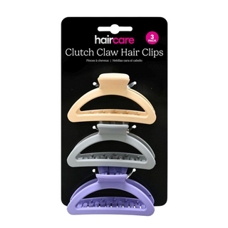 Ubl Hair Clutch Clip 2 Assorted 3 Pack