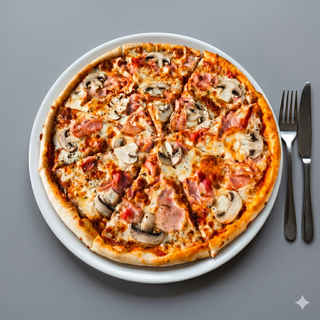 Ham & Mushroom Pizza