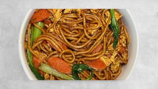 Ham fried noodles